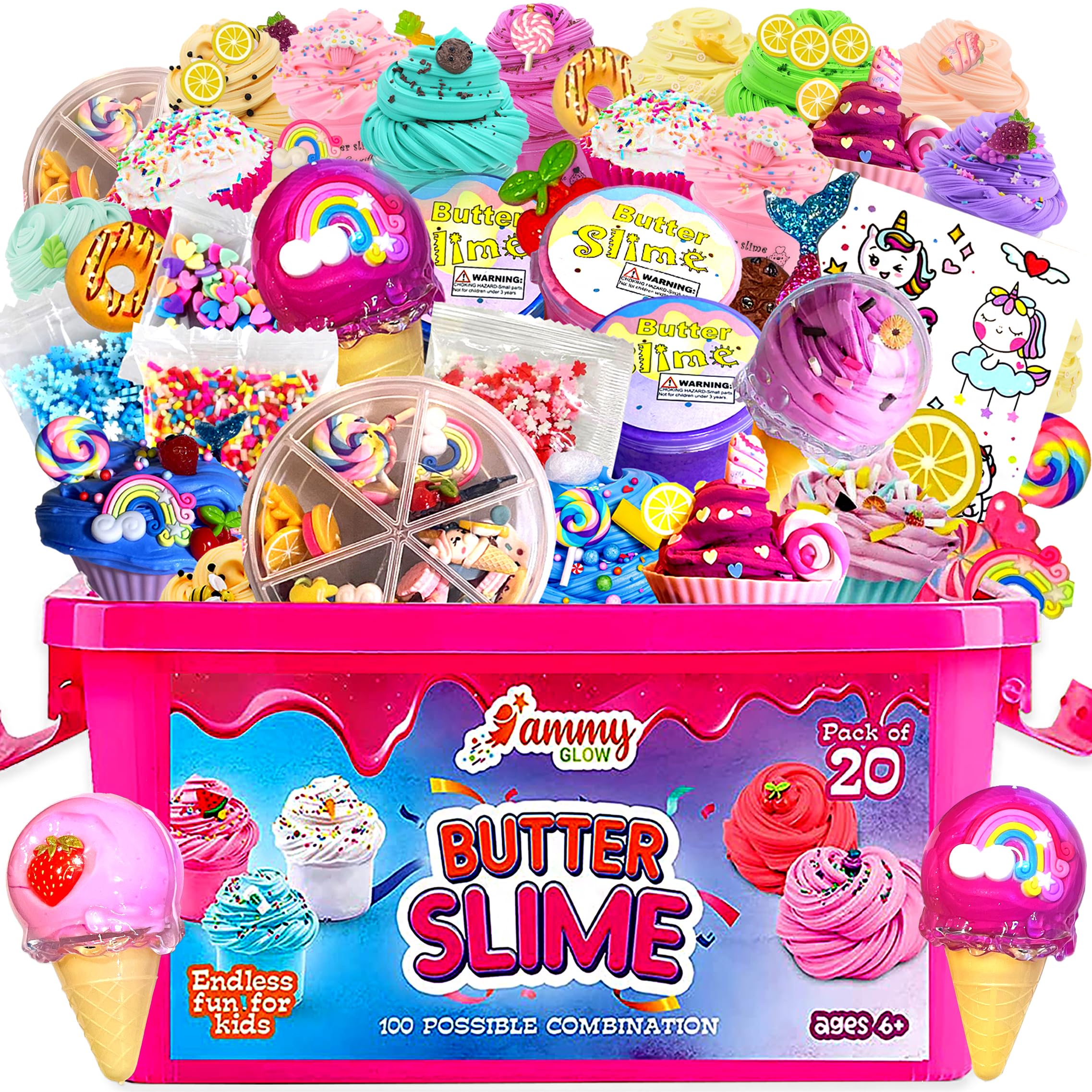 Jumbo Butter Slime Kit for Girls Ages 8-10
Jumbo Butter Slime Kit Fidget Toys for Girls Ages 8-10
Jumbo Butter Slime Kit