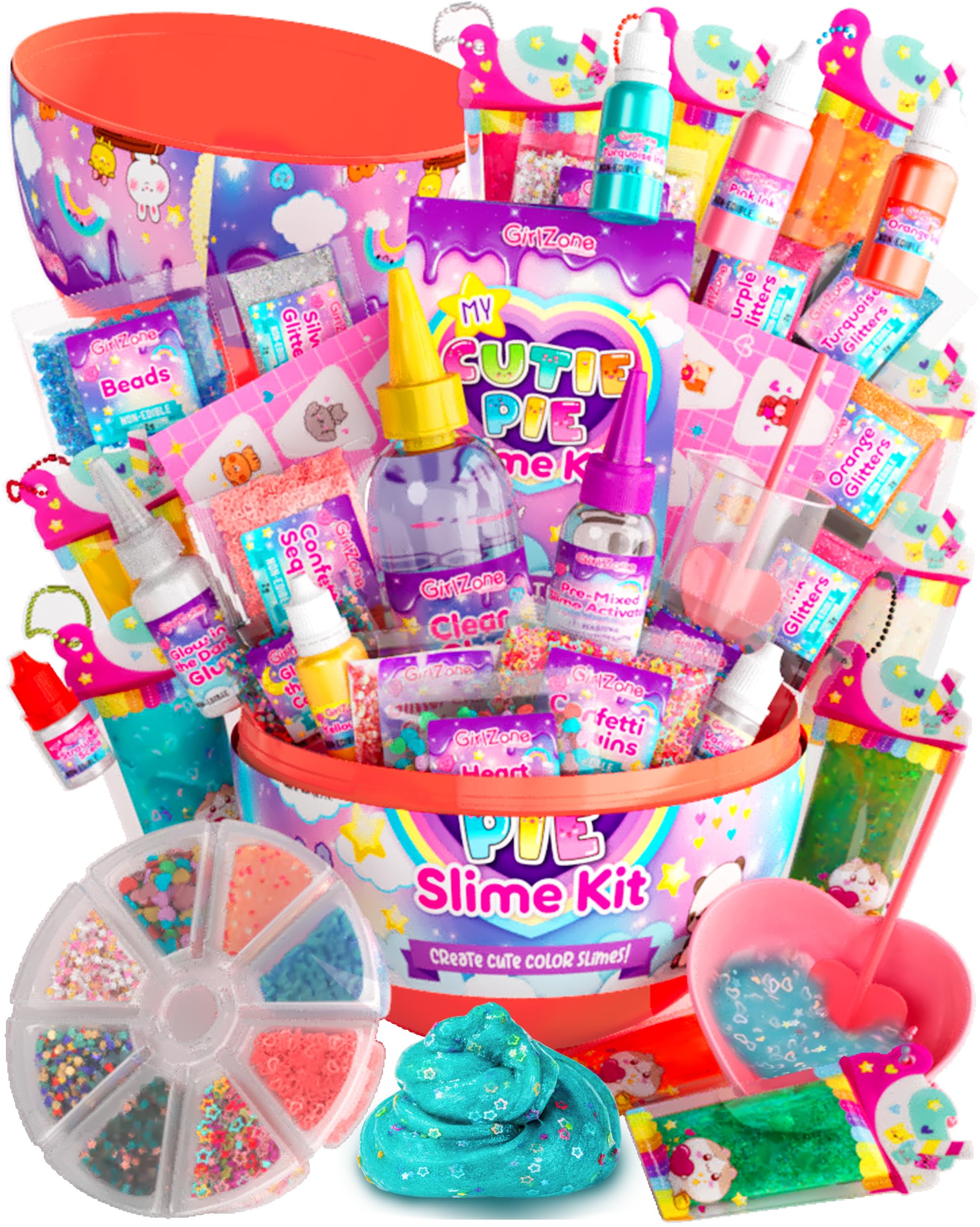 GirlZone My Cutie Pie Butter Slime Kit for Girls, Sensory Play Fun Slime Making Kit
GirlZone My Cutie Pie Slime Kit for